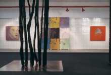 An Art Installation by Richard Zrcher, Paintings by Martin Gut, in the Alte Ofenfabrik, Therma, Sursee, 2001