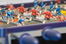 Table Football War, a art object by Martin Gut, 2009