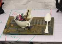 EDV-Soup, a art object by Martin Gut, 2008