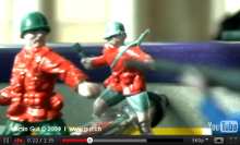 Table Football War, A Video by Martin Gut.